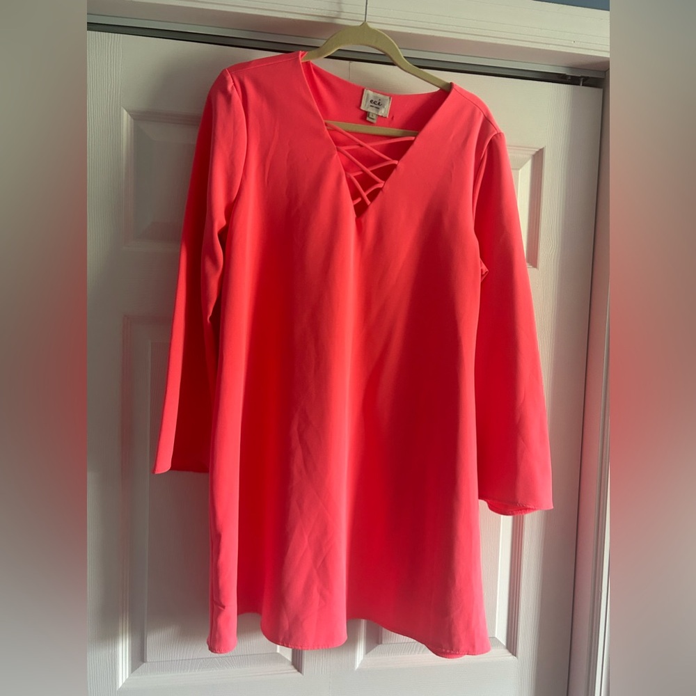 Bright Coral Dress